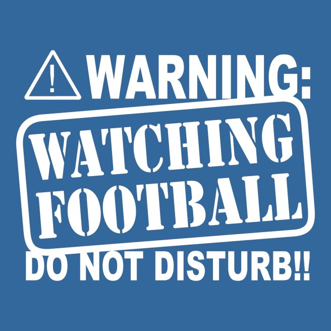 watching football