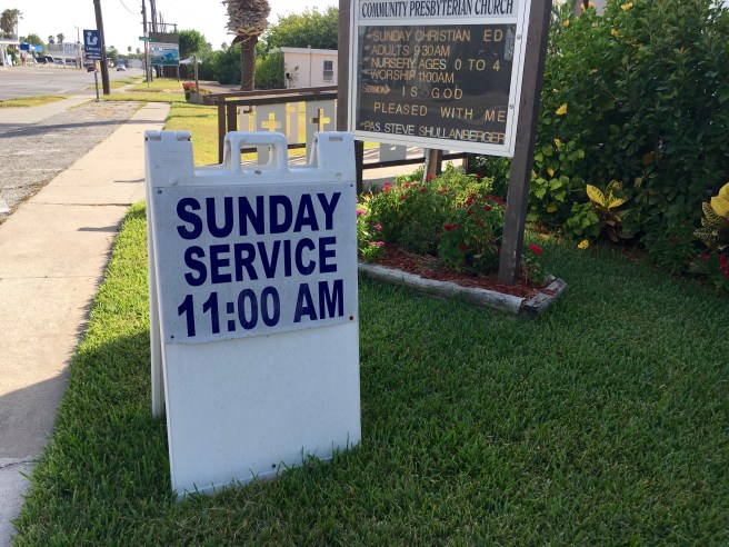 Church sign