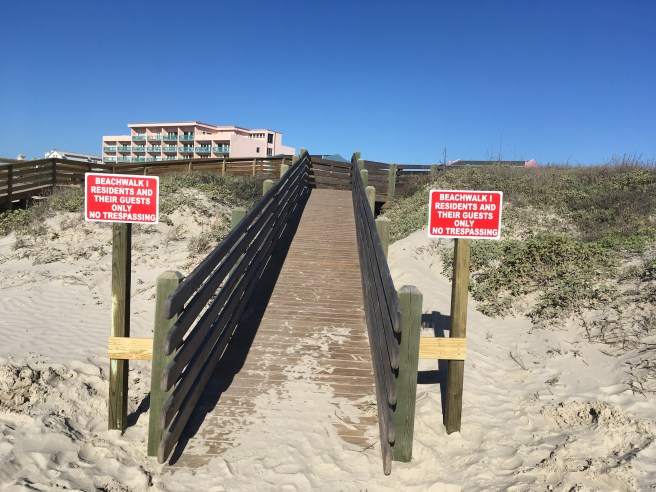 No trespassing