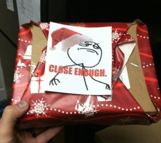 Gift wrapping no nos