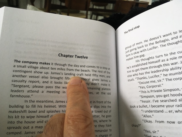 Finger point prompt