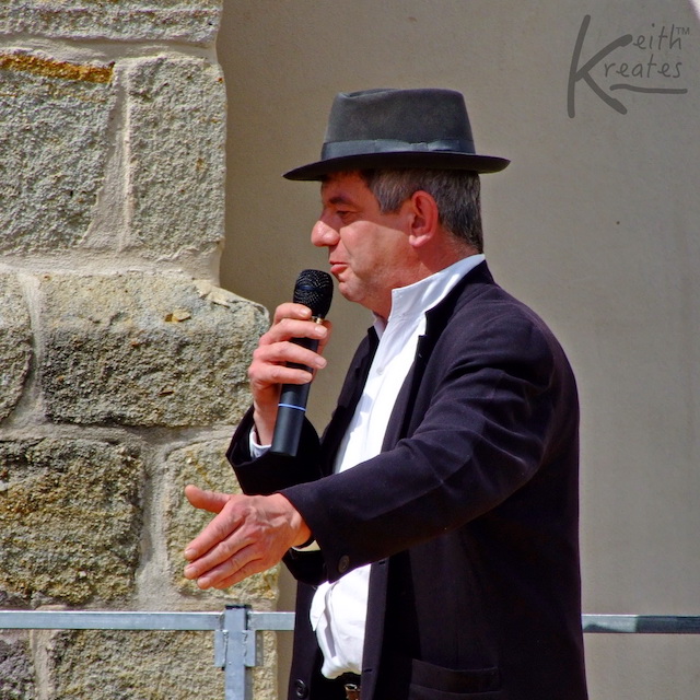 Man giving a speech