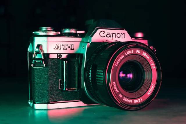 Photo of a camera