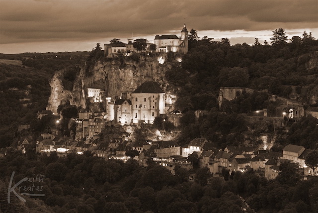 Creepy photo of a town